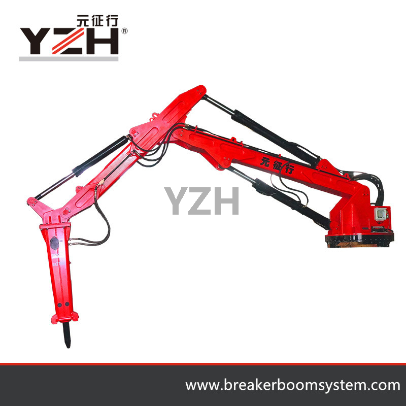 Pedestal Rock Breaking Booms System