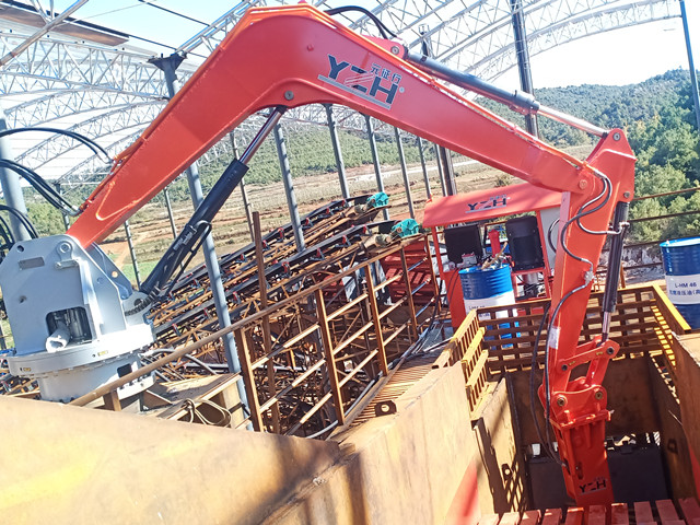Planta de agregado de Yunnan instaló el sistema de rotura estacionario de YZH