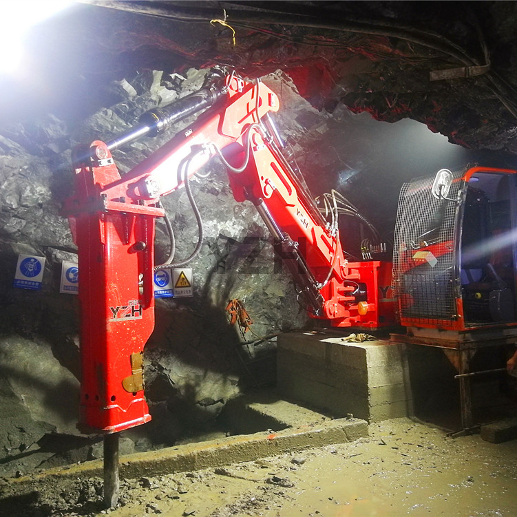 Sistema de auge de Rockbreakers de YZH
