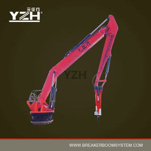 Pedestal Rock Breaker Boom Systems